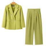 Chic Tailored Trousers Suit Set