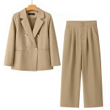 Chic Tailored Trousers Suit Set