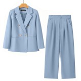 Chic Tailored Trousers Suit Set