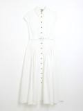 Single-Breasted Slim Fit Summer Dress