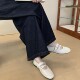 Soft Sole Cross Strap Slip-On Flats