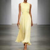 Sleeveless Fitted Soft Waist Dres