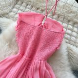 Asymmetrical Halter Neck Cutout Top with High-Waisted Skirt
