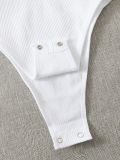 High Neck Zipper Bodysuit