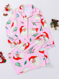 hristmas-Themed Long Sleeve Top and Pants Set
