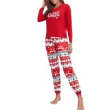 Women's Casual Pajamas Christmas Home Wear Two Piece Set Pajamas