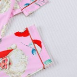 hristmas-Themed Long Sleeve Top and Pants Set