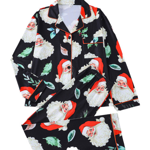 hristmas-Themed Long Sleeve Top and Pants Set