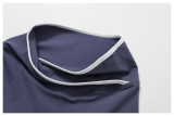 Color Block Sports Bra with Cross-Waist Flare Pants Yoga Set