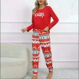 Women's Casual Pajamas Christmas Home Wear Two Piece Set Pajamas