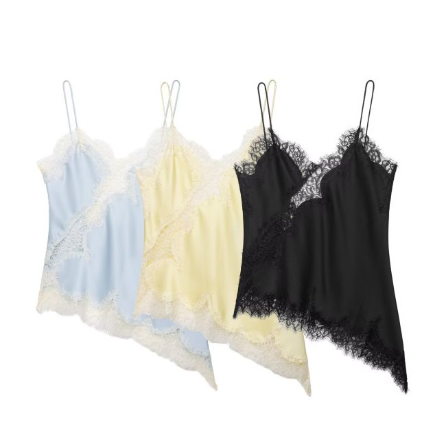 Lace-Trimmed Sexy Lingerie-Inspired Camisole