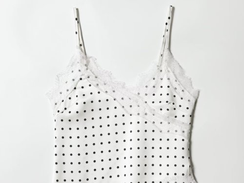Lace-Trimmed Pot Sexy Lingerie-Inspired Camisole