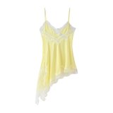 Lace-Trimmed Sexy Lingerie-Inspired Camisole