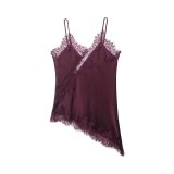 Lace-Trimmed Sexy Lingerie-Inspired Camisole