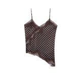 Lace-Trimmed Pot Sexy Lingerie-Inspired Camisole