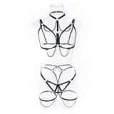 Metal Chain Cut-Out Seductive Lingerie