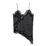 Lace-Trimmed Pot Sexy Lingerie-Inspired Camisole