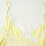 Lace-Trimmed Sexy Lingerie-Inspired Camisole