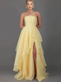 Elegant Strapless Dress
