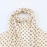 Polka Dot Layered Halter Neck Top