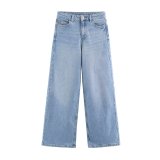High-Waisted Stretch Wide-Leg Jeans