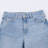 High-Waisted Stretch Wide-Leg Jeans