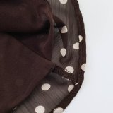 Polka Dot Layered Halter Neck Top