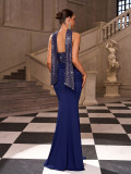 Sequin Strapless Bodycon Evening Dress for Women