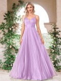 Sexy Backless Blue Long Dress for Women