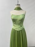 Backless Adjustable Cross-Strap A-Line Spaghetti Strap Dress