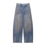 Mid-Waist Cuffed Denim Jeans