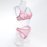 Pink Sheer Lace Intimate Set for Boutique