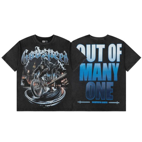 Rhinestone Short Sleeve T-Shirt for Men and Women