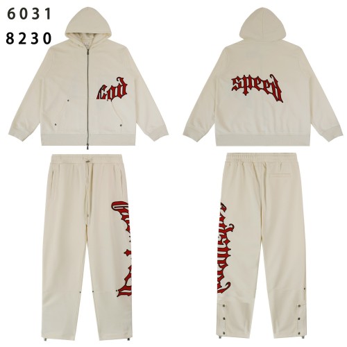 Hip Hop Casual Letter Print Hoodie and Sweatpants Set