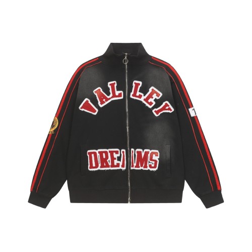 VALE Vintage Washed Cotton Printed Sweatshirt