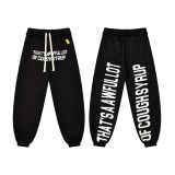Letter Print Terry Hoodie and Sweatpants Set