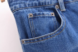 Fashion Stretch Mid-Waist Flared Jeans