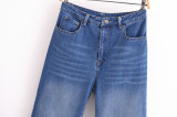 Fashion Stretch Mid-Waist Flared Jeans
