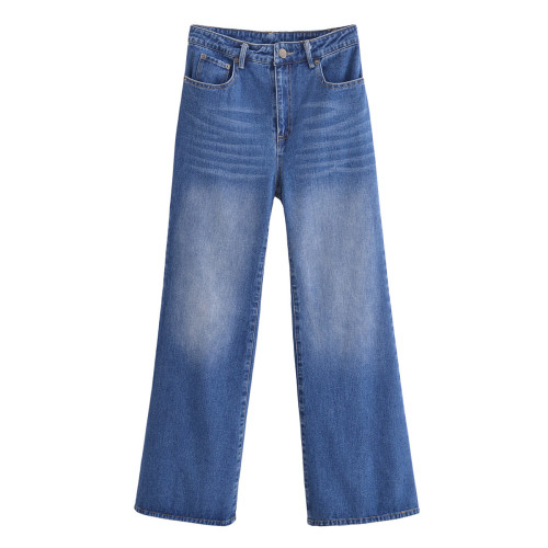 Fashion Stretch Mid-Waist Flared Jeans