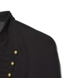Style Slim-Fit Shoulder-Padded Blazer for Women