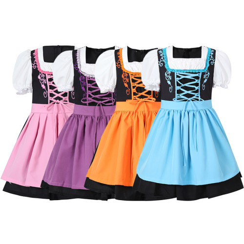 Kids Halloween Cute Oktoberfest Mini Dress