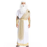 Men’s Halloween Greek Mythology Zeus Prince Cosplay Costume