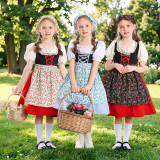 German Oktoberfest Girls’ Performance Costume & European Country-Style Maid Dres