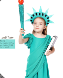 Kids Statue of Liberty Costume Halloween Dress
