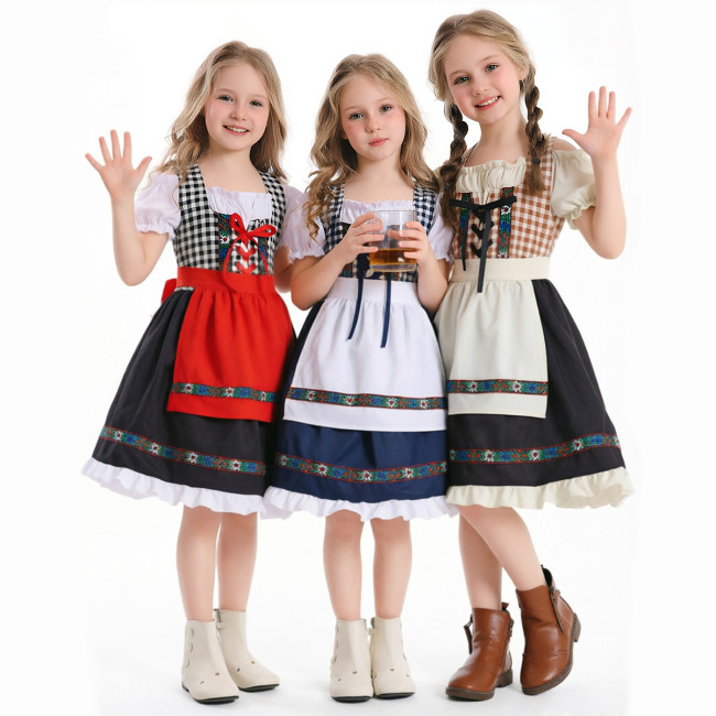 Kids German Oktoberfest Dress | Bavarian Traditional Girls’ Costume