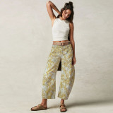 Women’s Relaxed Loose Mid Waist Straight-Leg Jeans