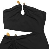 Fashion Sexy Strapless Backless Bodycon Dress