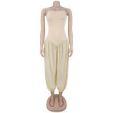 Elegant Sexy Strapless Slim Fit Fashion Jumpsuit