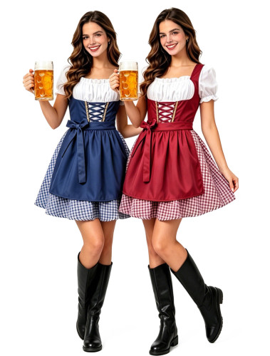 Women's Bavarian Oktoberfest Dirndl Dress