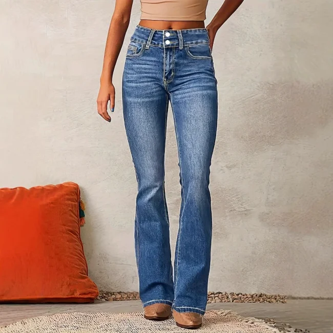 Women's Vintage Stretch Denim Jeans